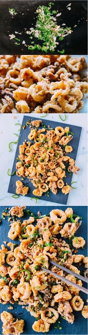 Salt And Pepper Squid Chinese Fried Calamari The Woks Of Life