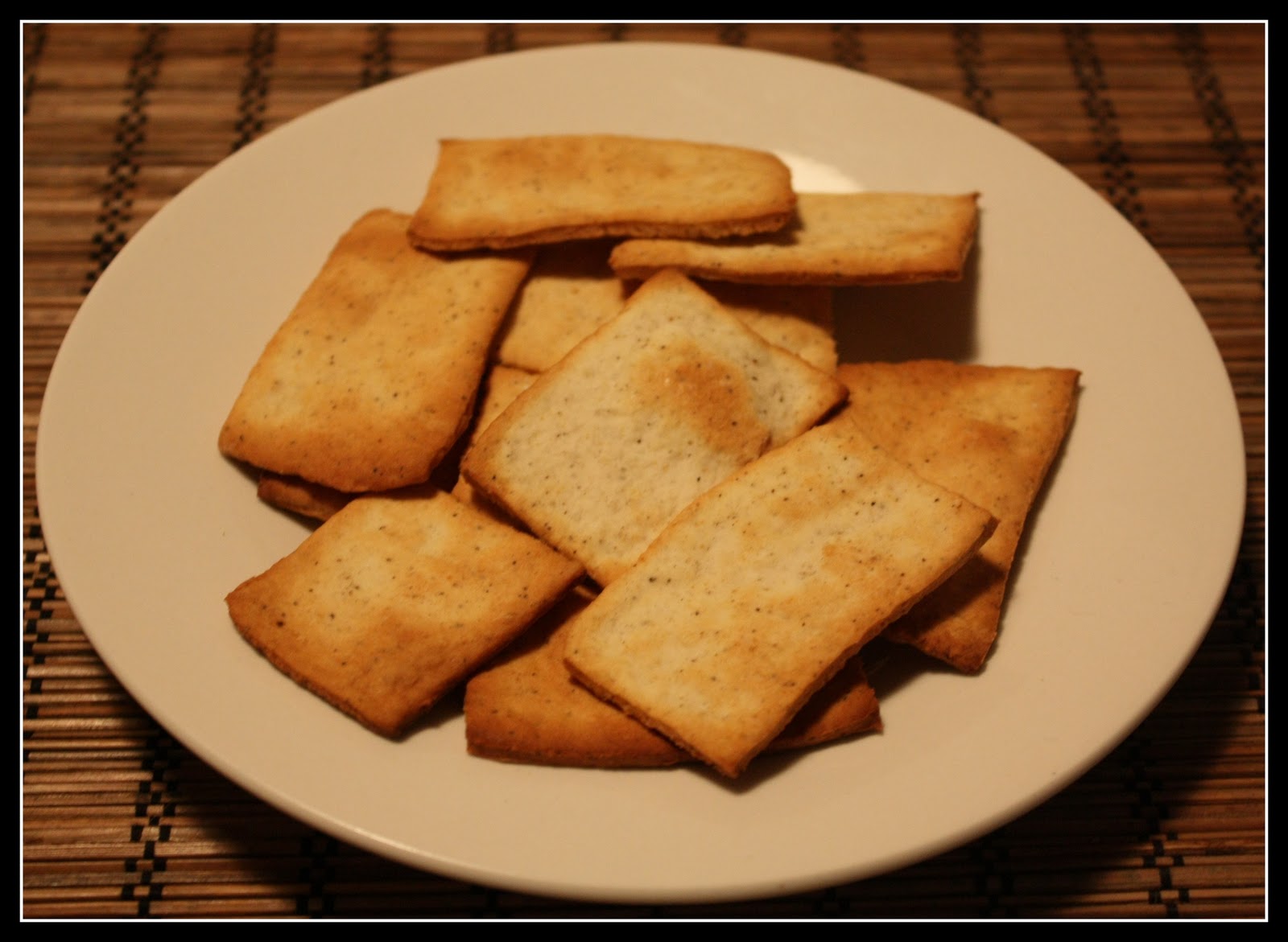 Salt Pepper Crackers Eggless