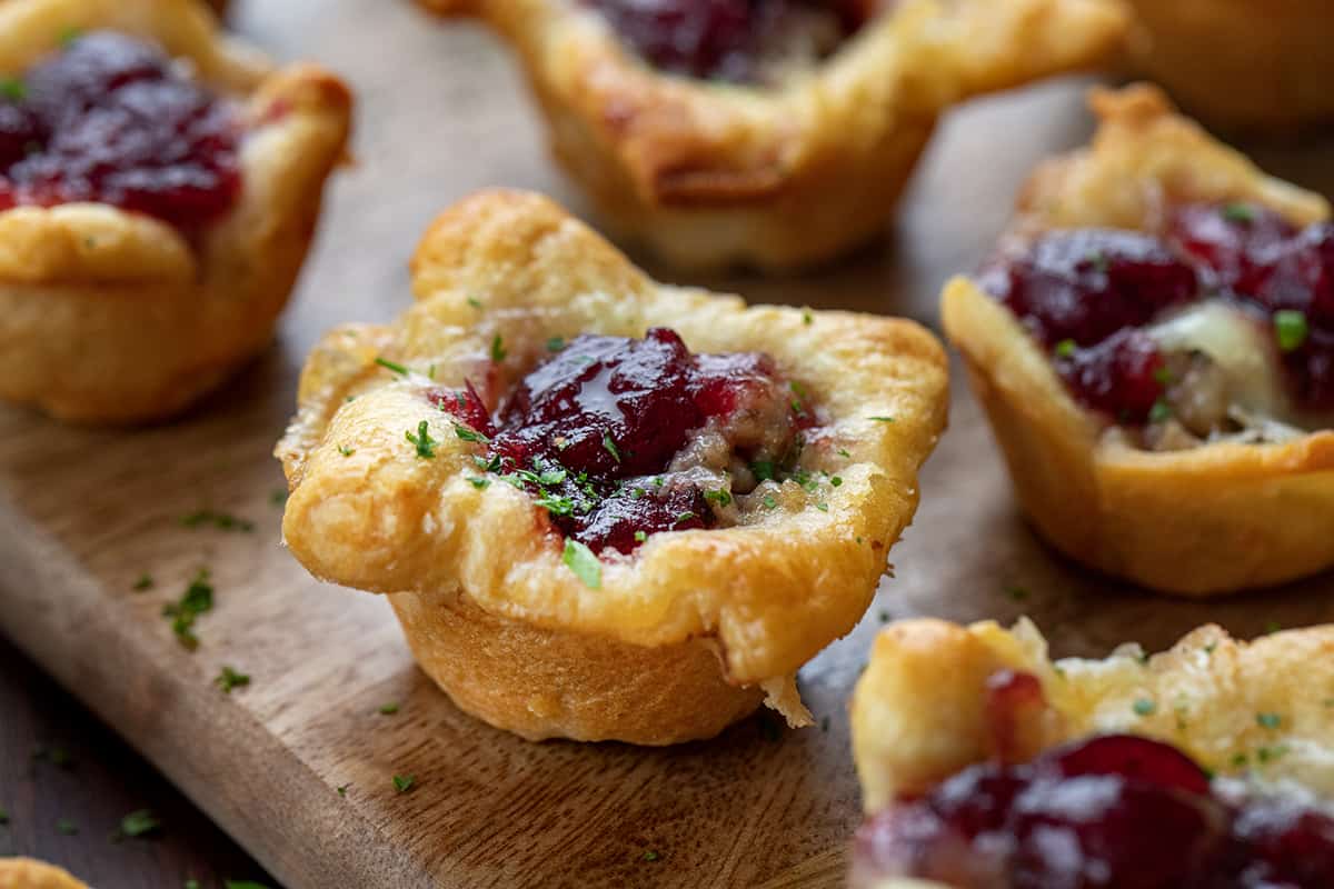 Sausage Cranberry Brie Bites I Am Homesteader