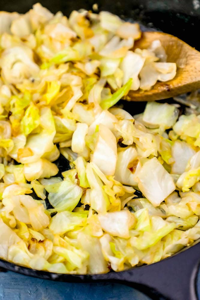 Sauteed Cabbage Is Sliced Cabbage Onions And Garlic That Have Caramelized Together It Amp 39 S Easy