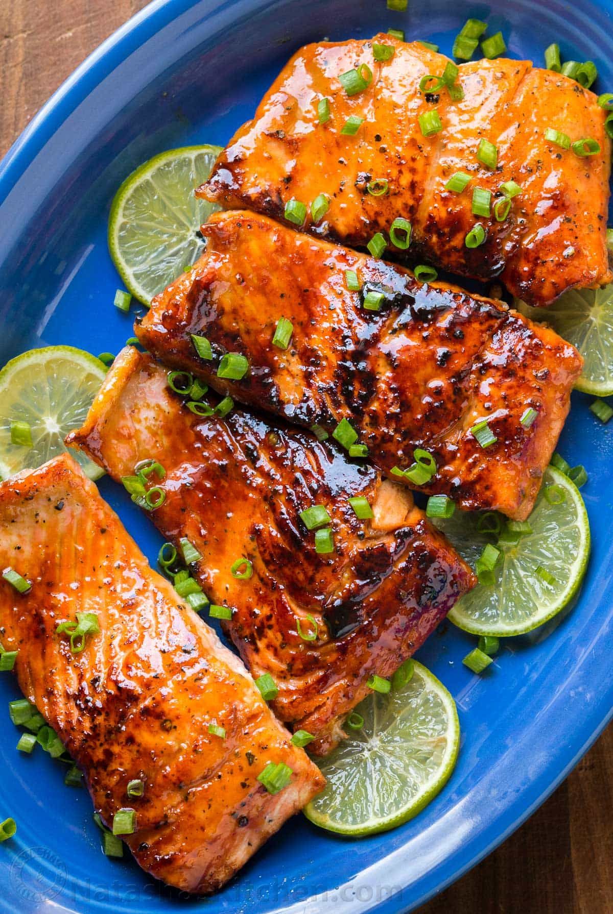 Sauteed Honey Glazed Salmon Is Juicy Flaky Easy And So Satisfying Squeeze Fresh Lime Ju