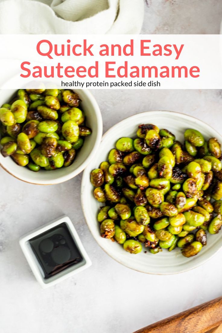 Sauteed Shelled Edamame 5 Minute Side Dish Slender Kitchen Recipe Side Dish Recipes