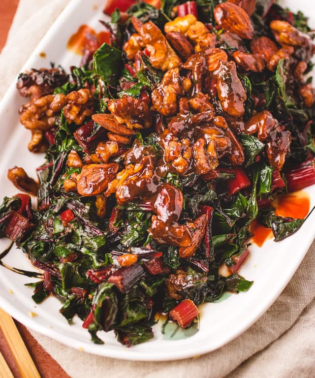 Sauteed Swiss Chard Recipe With Miso Butter I Heart Umami