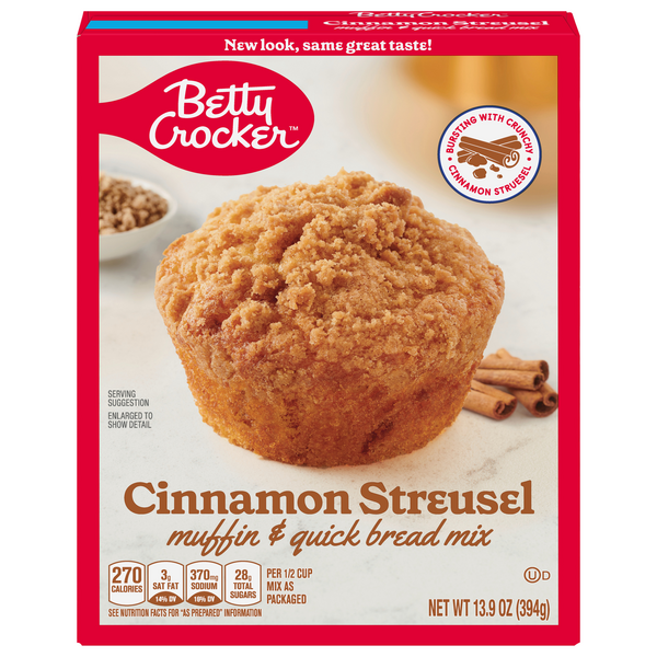 Save On Betty Crocker Muffin Amp Quick Bread Mix Cinnamon Streusel Order Online Delivery Giant