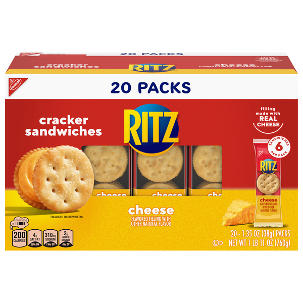 Save On Nabisco Ritz Crackers Multipack 20 Ct Order Online Delivery