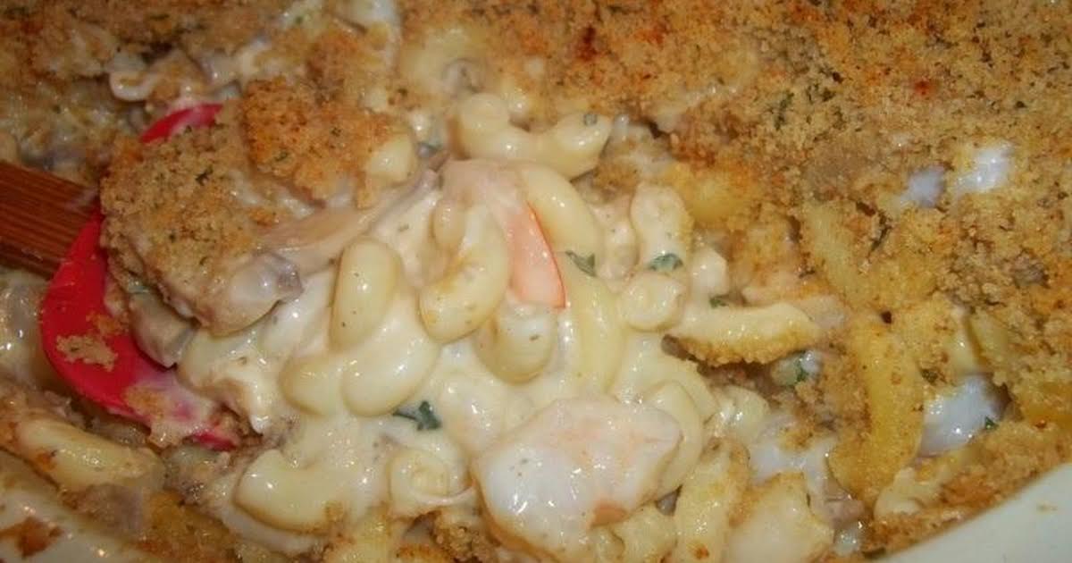 Savory Crab And Shrimp Au Gratin Recipe Just A Pinch Recipes