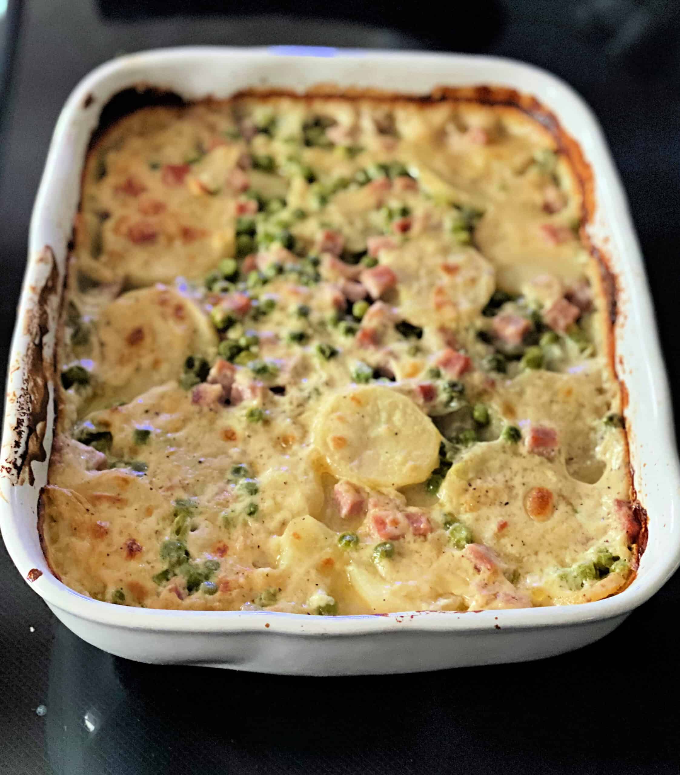 Scalloped Potatoes And Ham Casserole An Easy Dinner Recipe