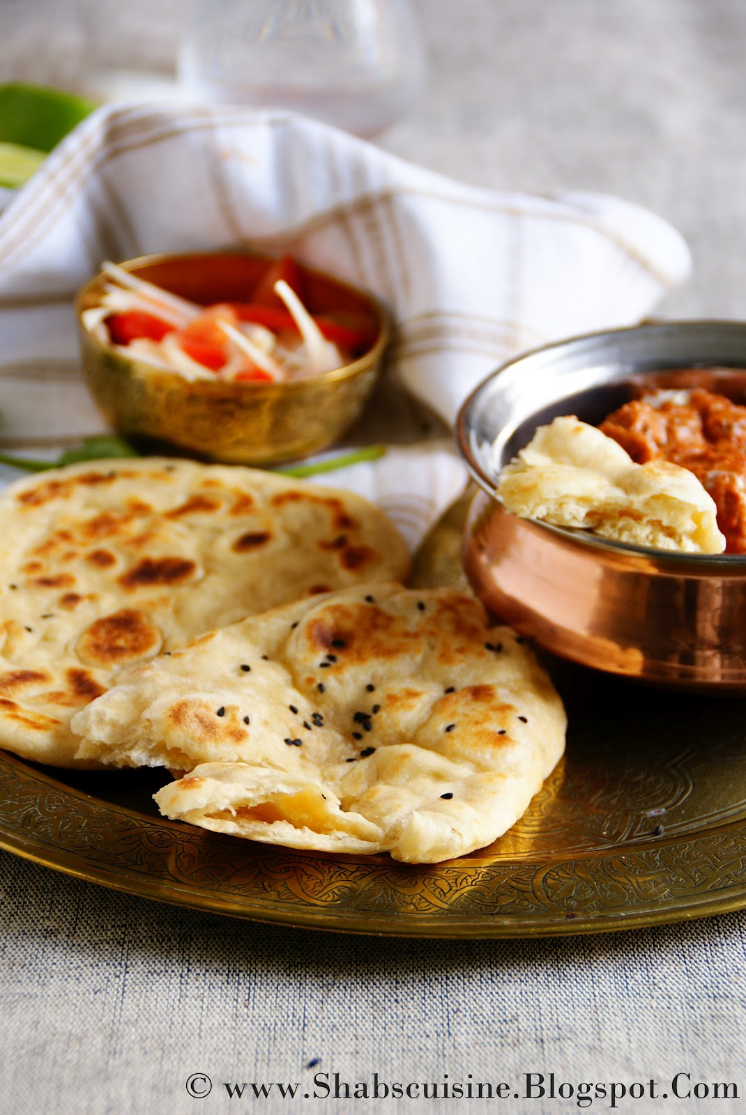 Shab S Cuisine Naan Indian Leavened Flat Bread