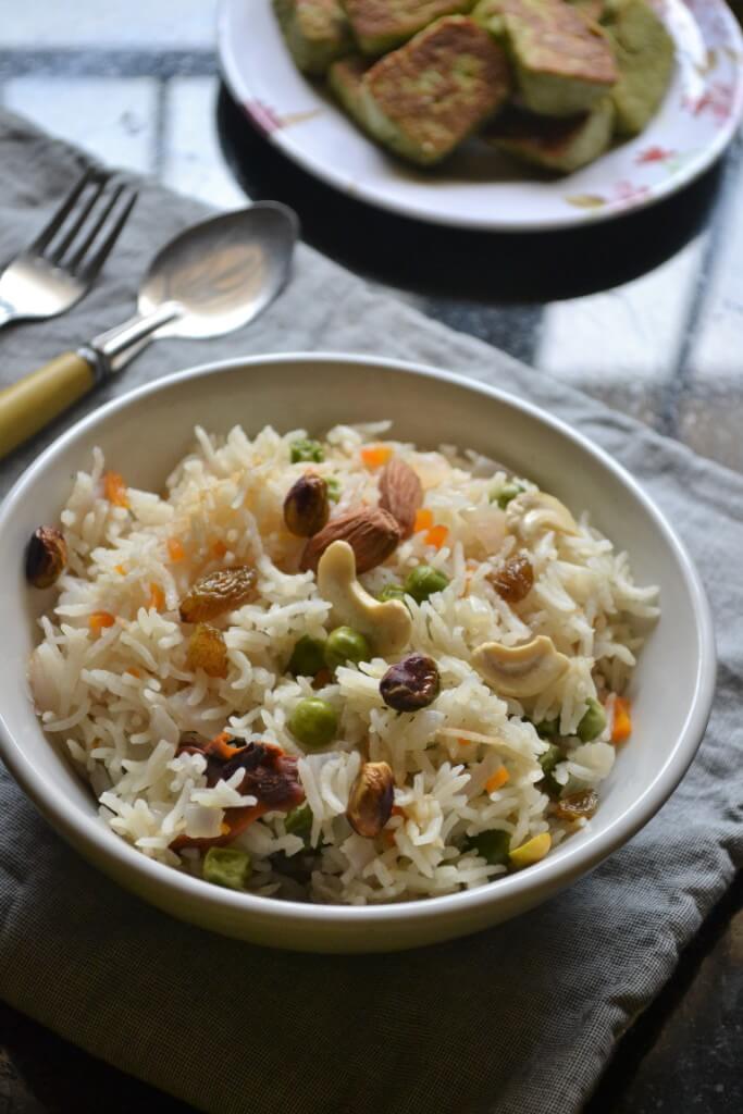 Shahi Special Meetha Pulao Without Onion Garlic Sweet Rice Pulao