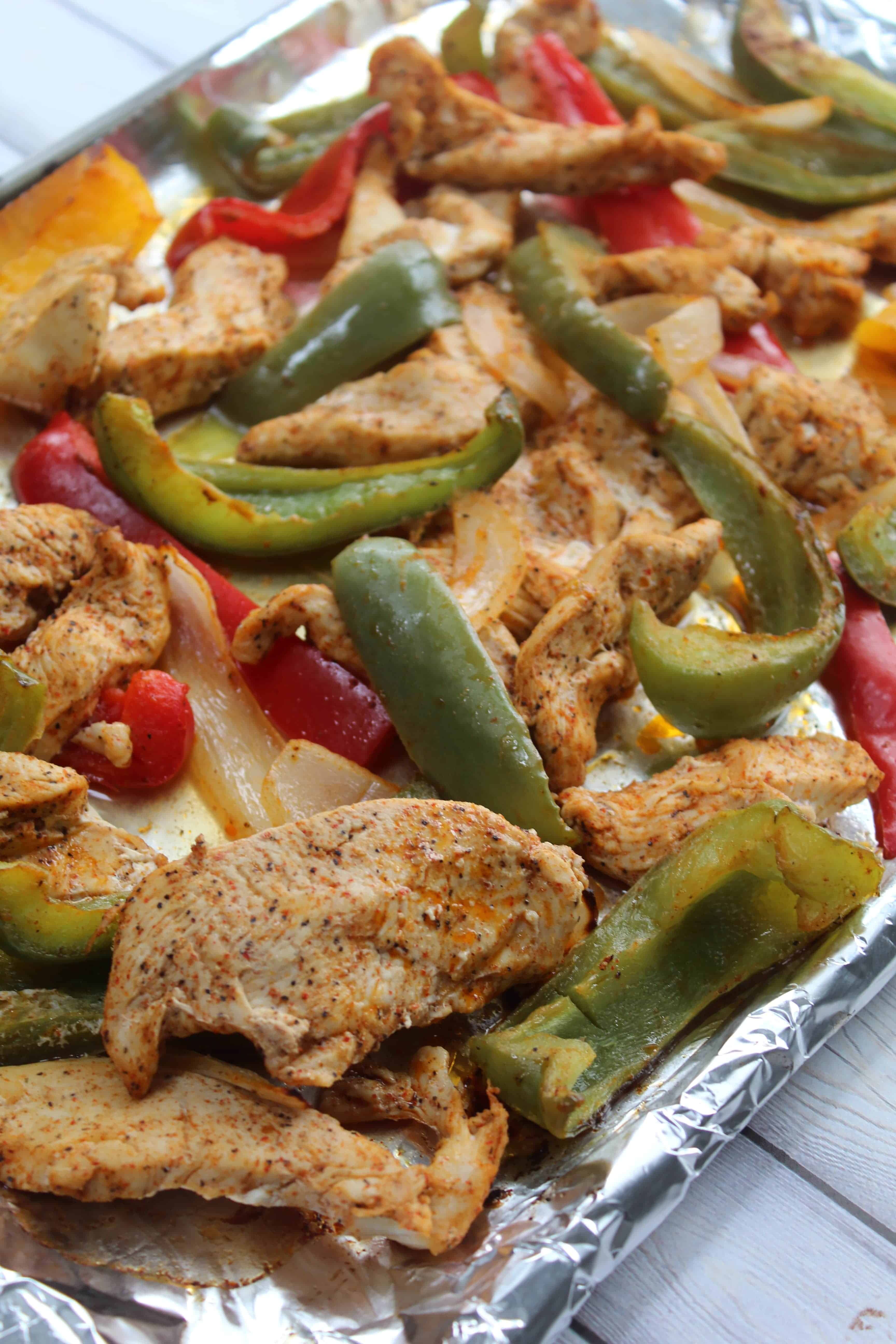 Sheet Pan Chicken Fajitas Life In The Lofthouse