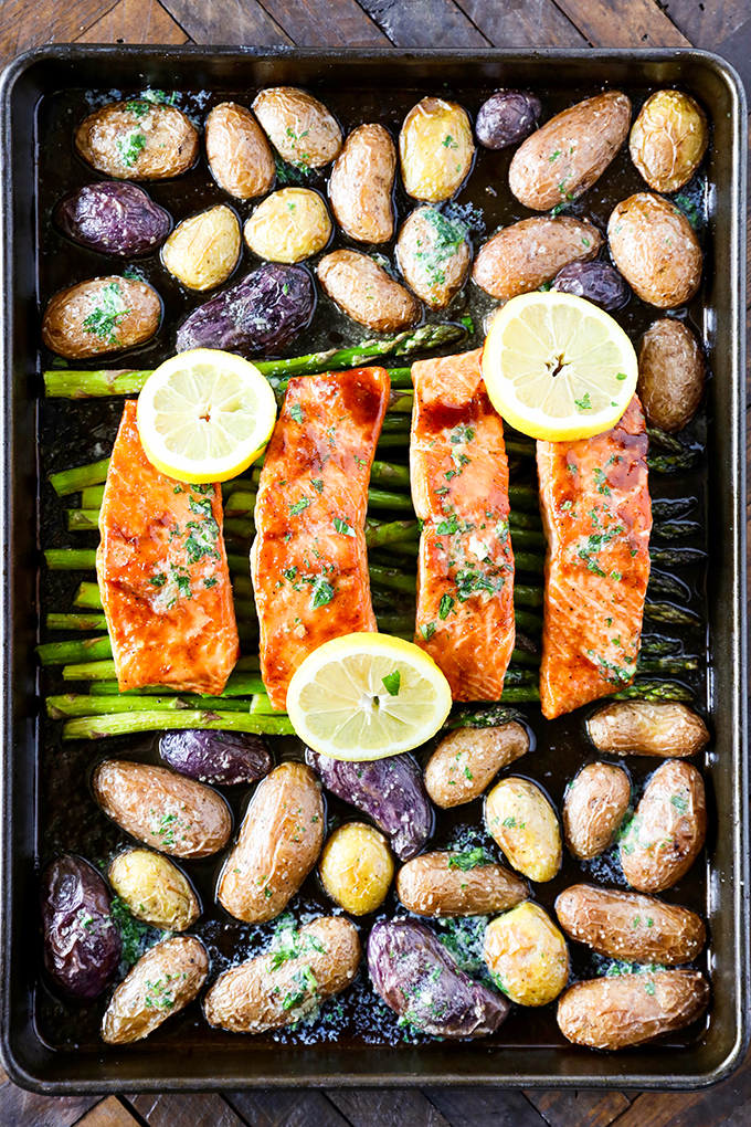 Sheet Pan Salmon Dinner Recipe No 2 Pencil