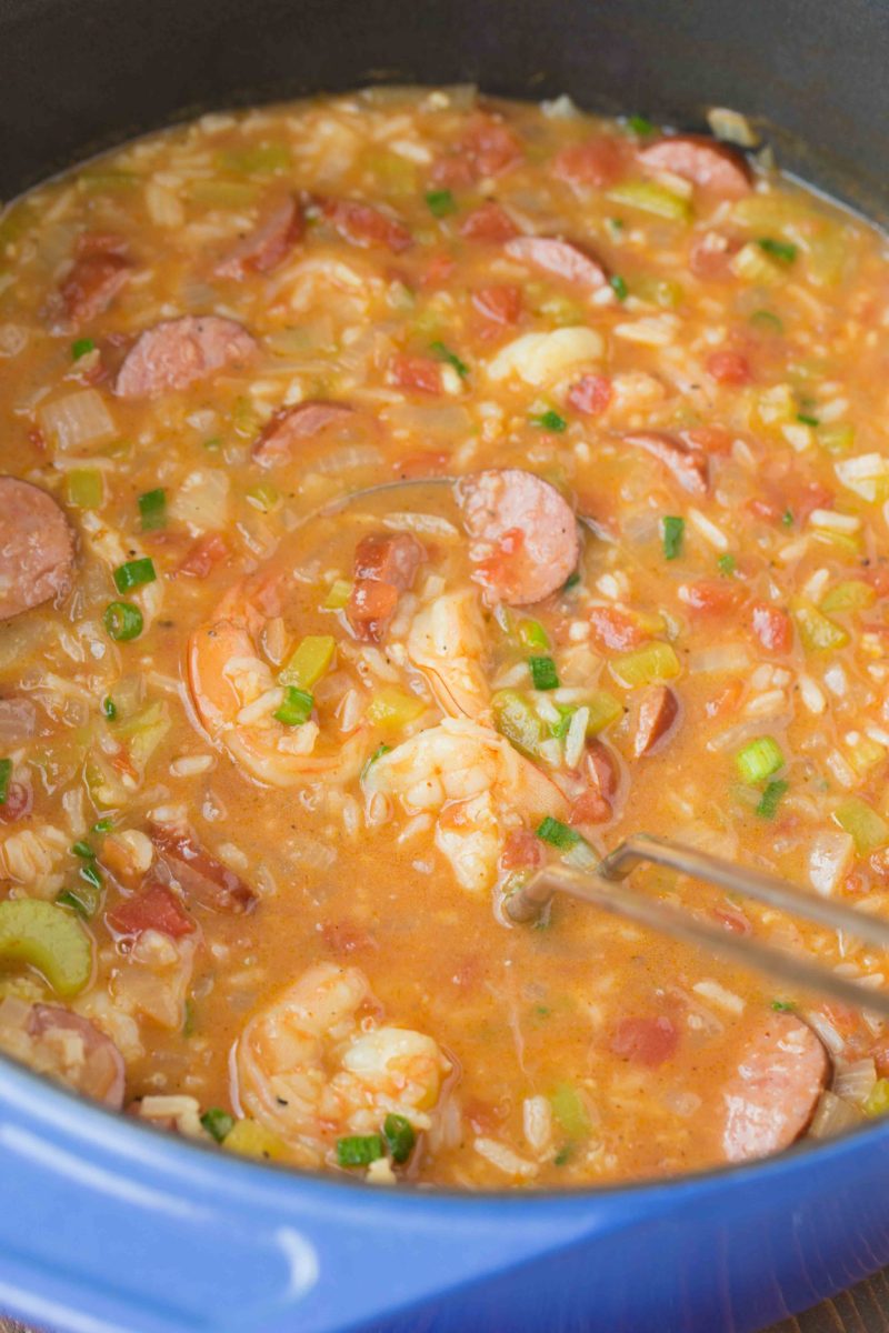 Shrimp And Sausage Gumbo Lecremedelacrumb Com Shrimp And Sausage Gumbo Gumbo Recipe Easy