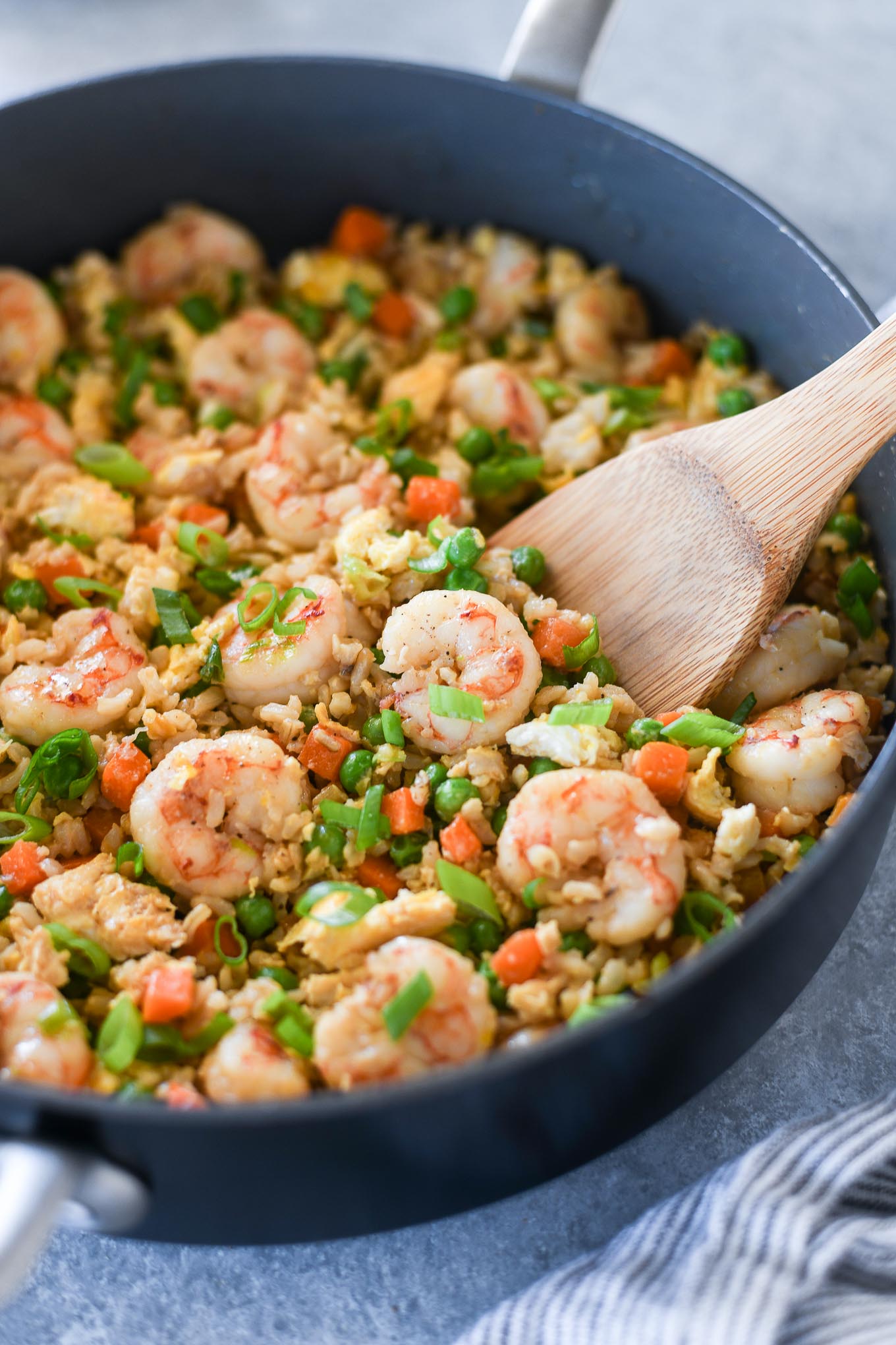 Shrimp Fried Rice Recipe Video Natashaskitchen Com