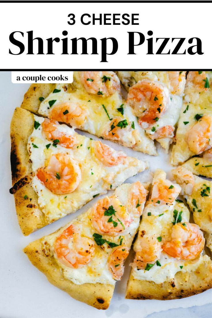 Shrimp Pizza 3 Cheese Cook Now