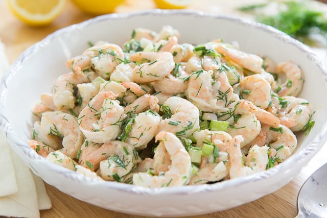 Shrimp Salad Best Easy 10 Minute Recipe Fifteen Spatulas