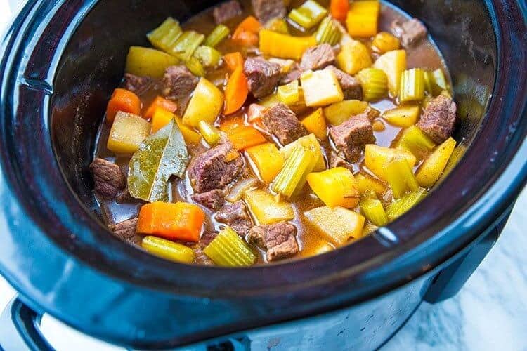 Simple And Delicious Crock Pot Beef Stew Recipe The Kitchen Magpie