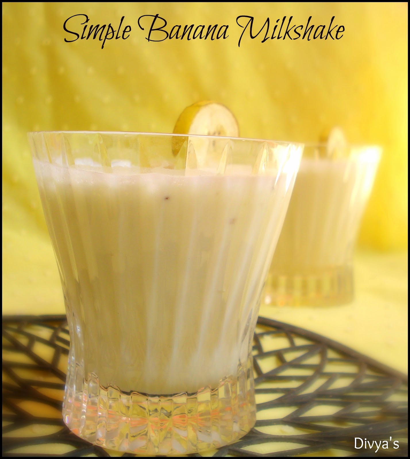 Simple Banana Milkshake You Too Can Cook