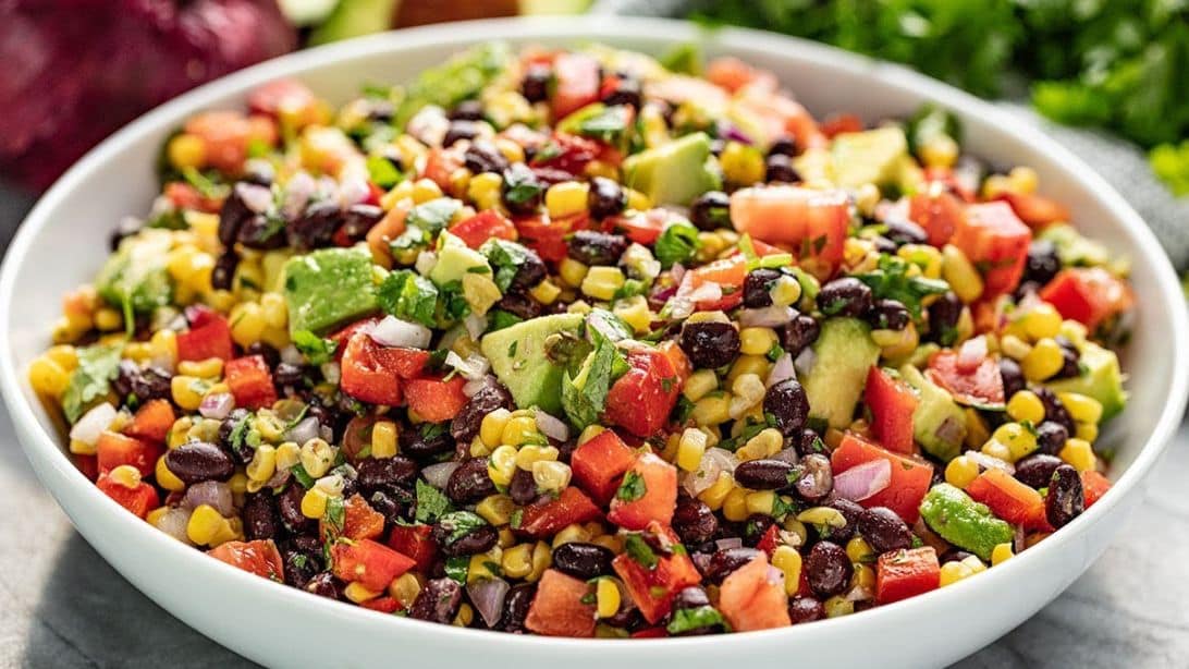 Simple Black Bean And Corn Salad