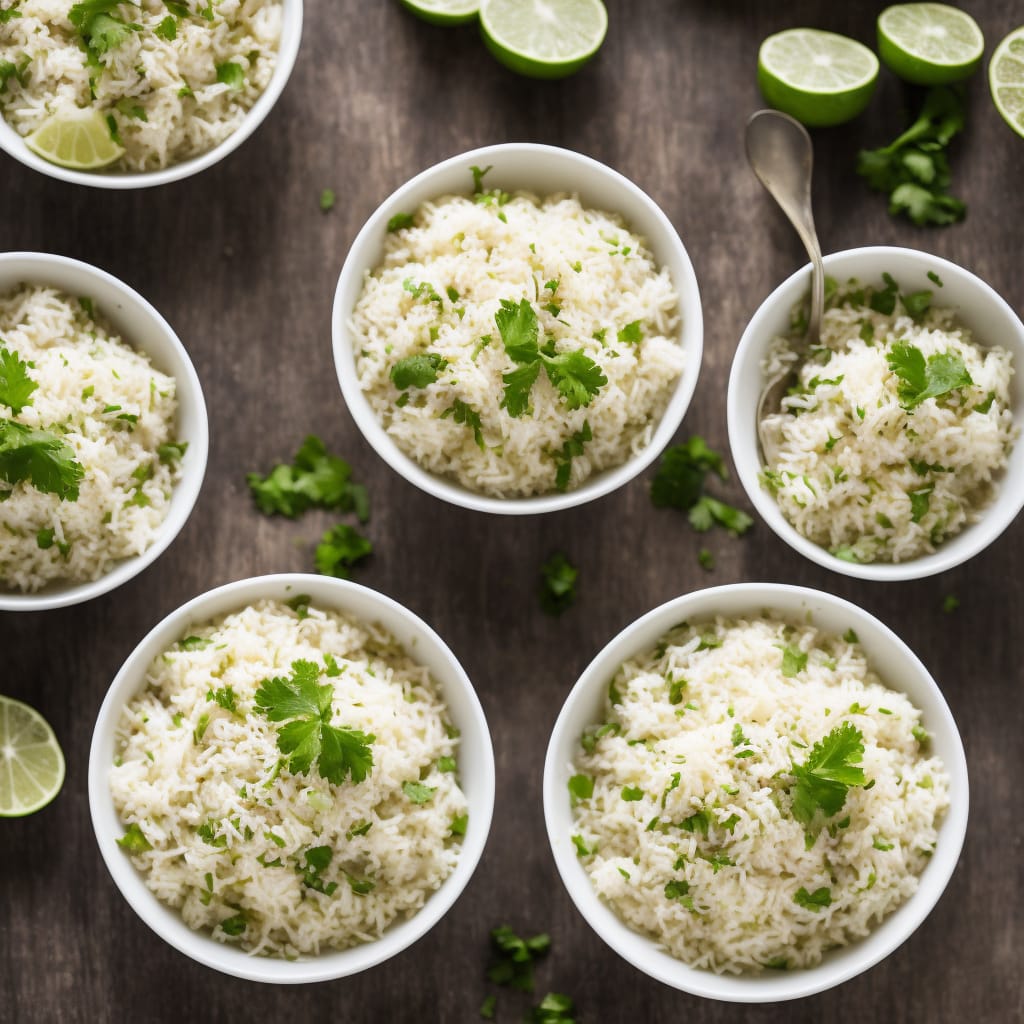 Simple Coconut Rice With Hint Of Lime Recipe Coconut Rice Recipes