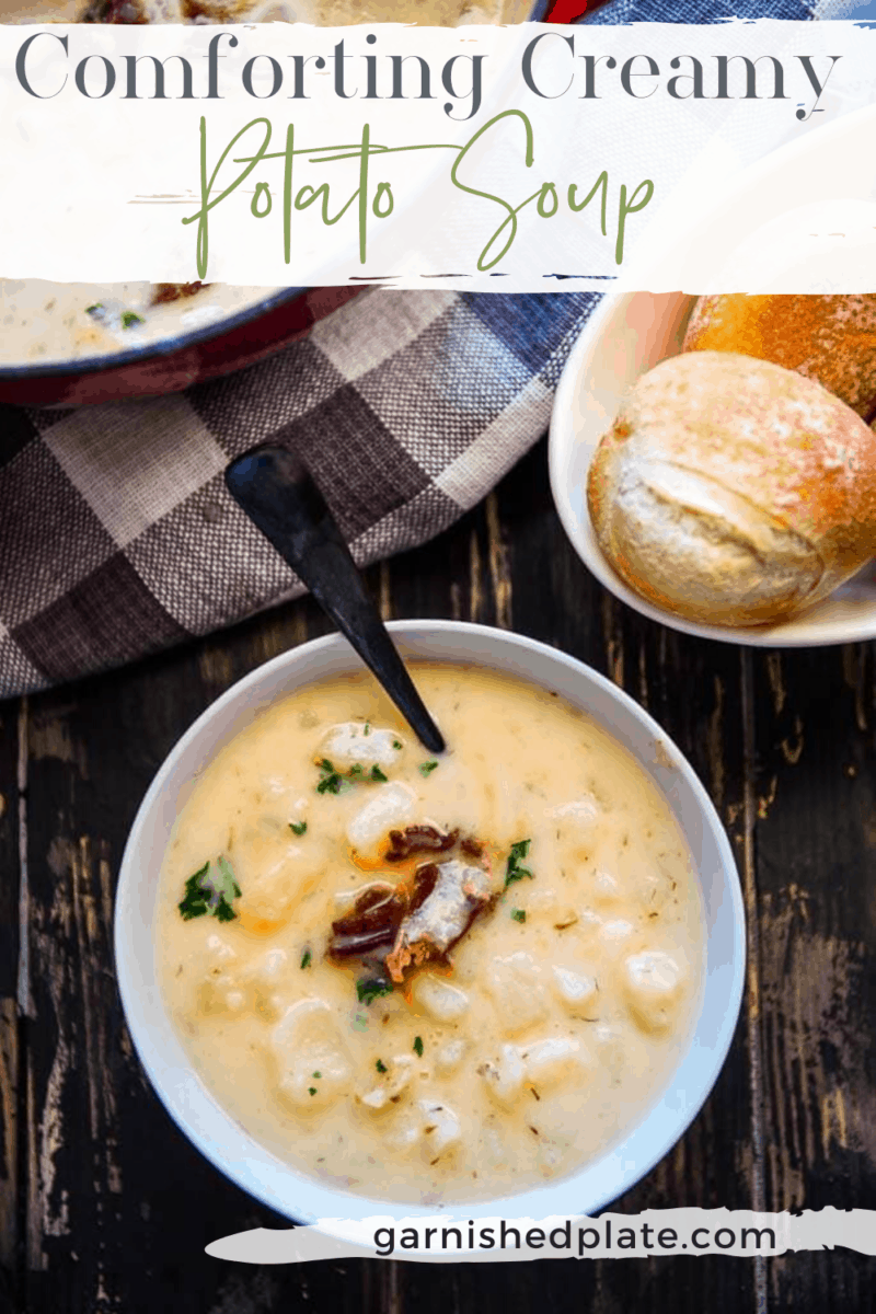 Simple Creamy And Comforting This Old Fashioned Potato Soup Is Just