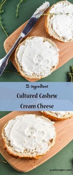 Simple Cultured Cashew Cream Cheese Yup It S Vegan