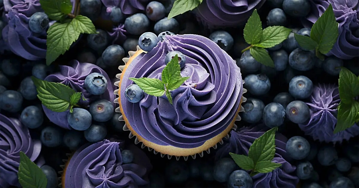 Simple Everyday Food Blueberry Cupcake