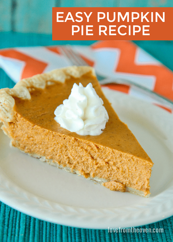 Simple Pumpkin Pie Recipe