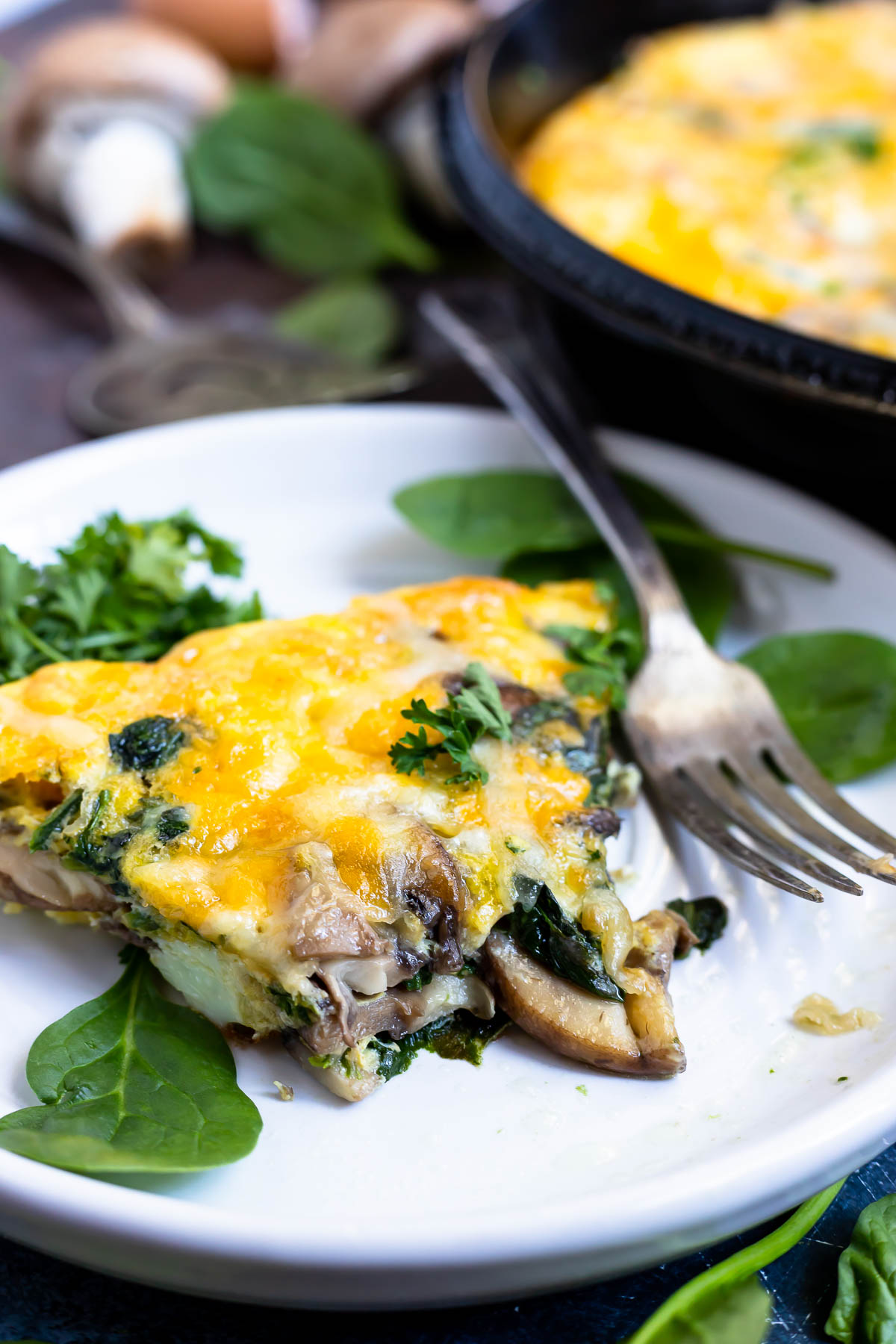 Simple Spinach Frittata Recipe