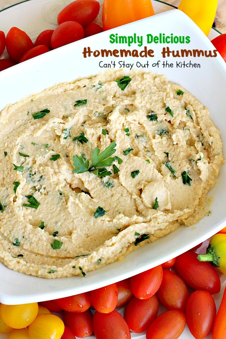 Simply Delicious Homemade Hummus Can T Stay Out Of The Kitchen