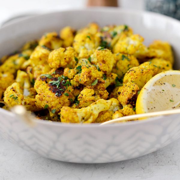 Simply Scratch Roasted Curry Cauliflower Simply Scratch