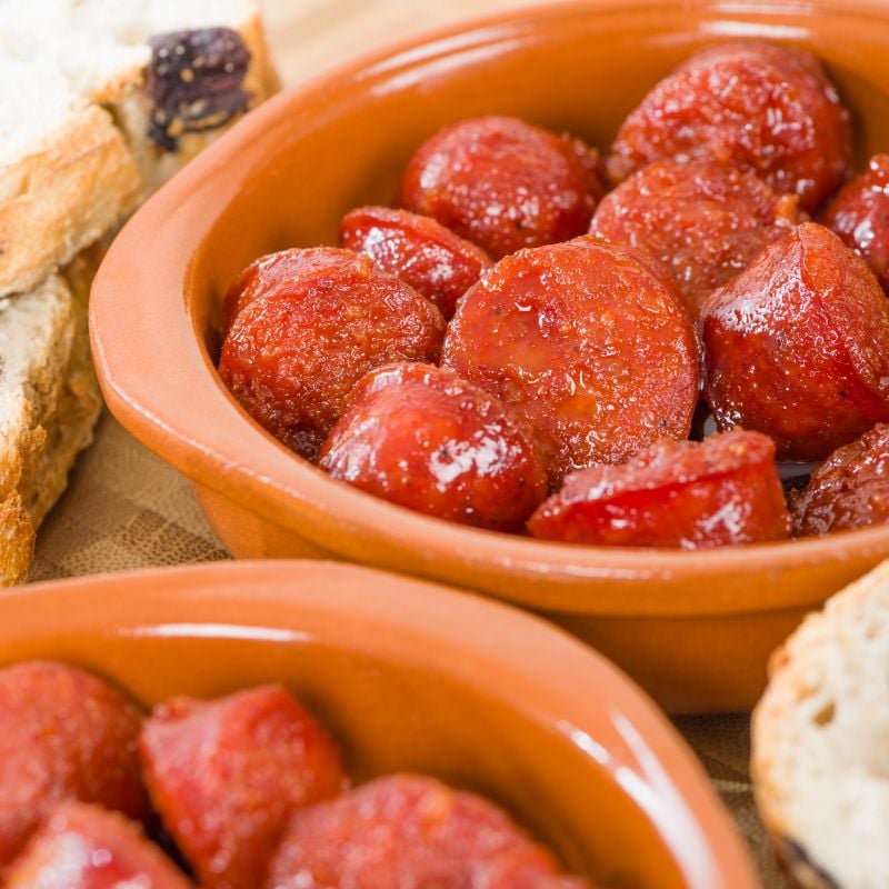 Sizzling Spanish Chorizo Recipe Chorizo A La Sidra Visit Southern Spain