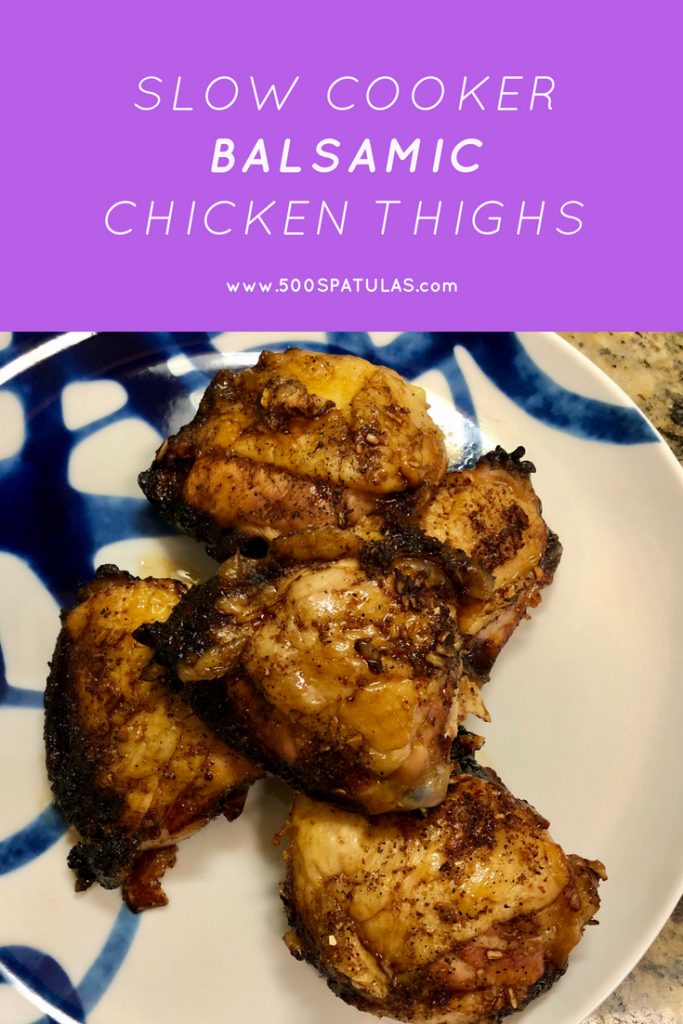 Slow Cooker Balsamic Chicken Thighs Butteryum