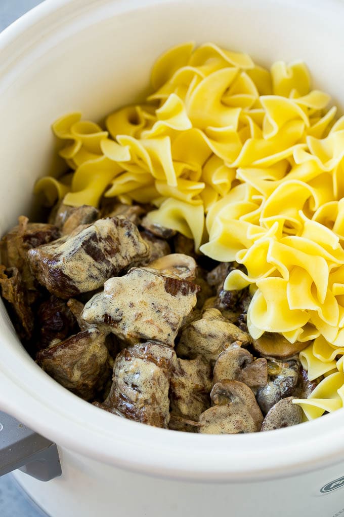 Slow Cooker Beef Stroganoff Dinner At The Zoo