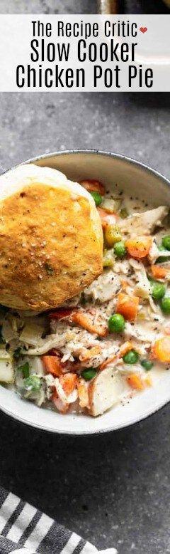 Slow Cooker Chicken Pot Pie Is Creamy Hearty And Addictively Delicious It Amp 39 S Packed With Tende