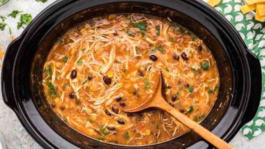 Slow Cooker Chicken Tortilla Soup Recipe Eatingwell