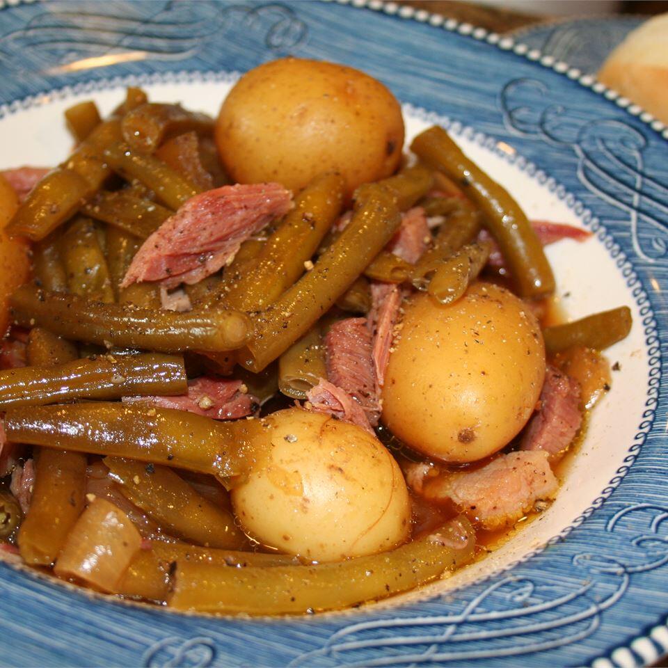 Slow Cooker Green Beans Ham And Potatoes Recipe Allrecipes Com