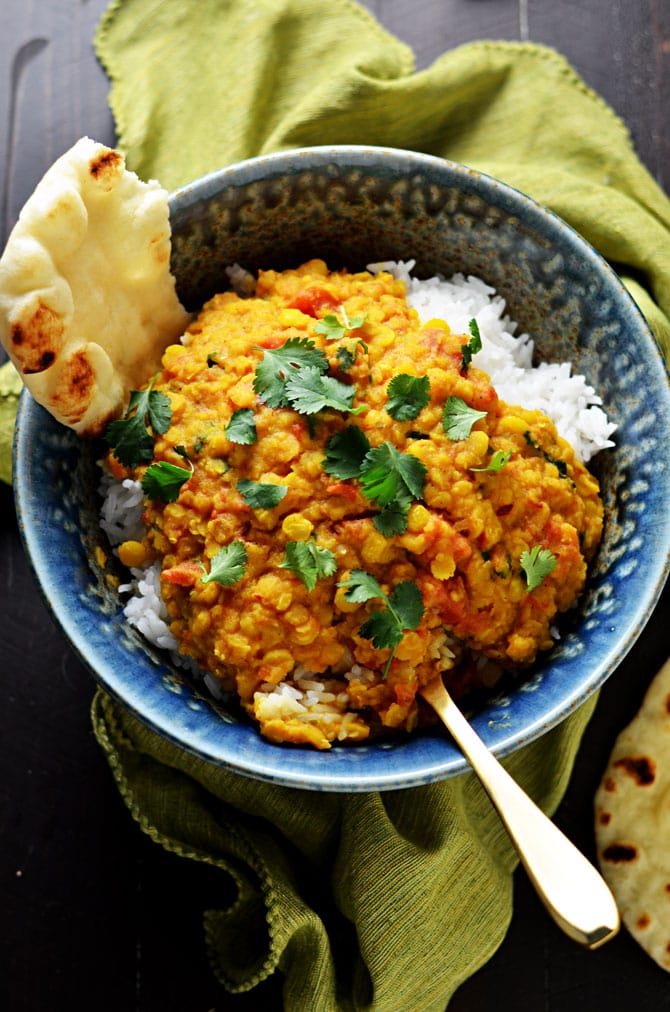 Slow Cooker Indian Spiced Lentils Host The Toast