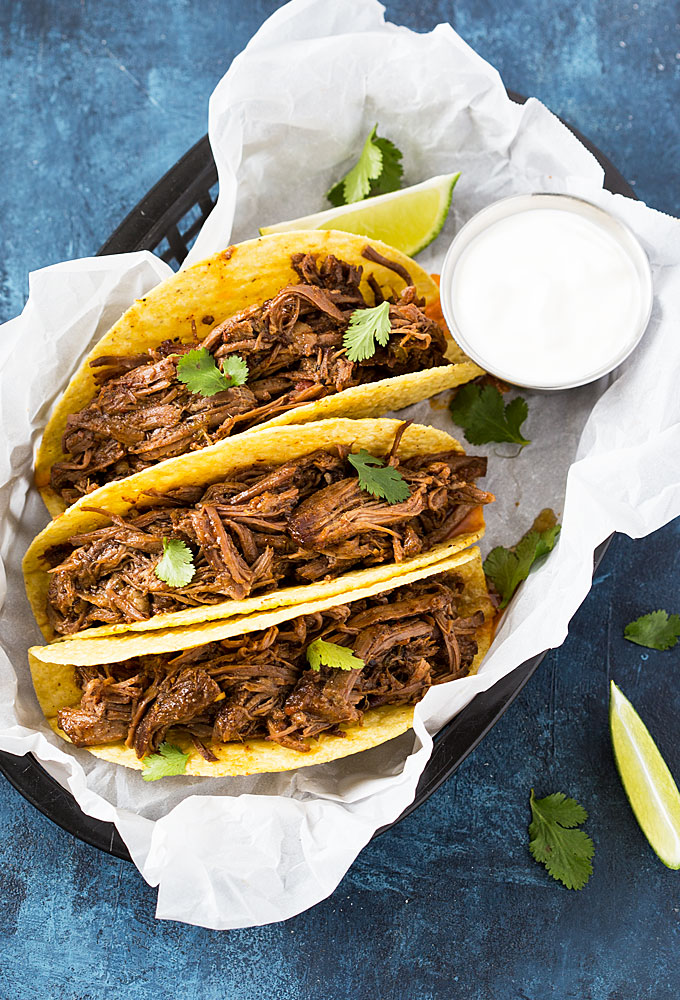 Slow Cooker Mexican Shredded Beef The Blond Cook