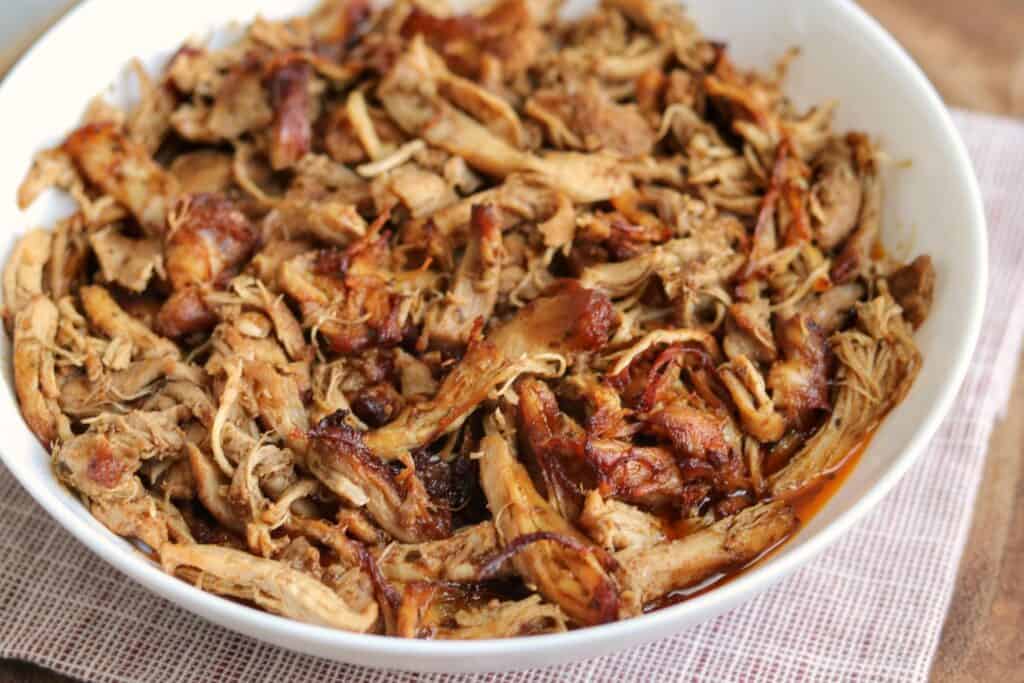 Slow Cooker Mexican Shredded Chicken Thighs With Rotel