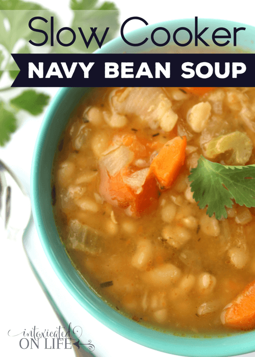 Slow Cooker Navy Bean Soup Bean Soup Navy Bean Soup Soup