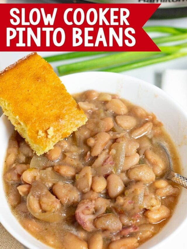 Slow Cooker Pinto Beans And Ham Scattered Thoughts Of A Crafty Mom By