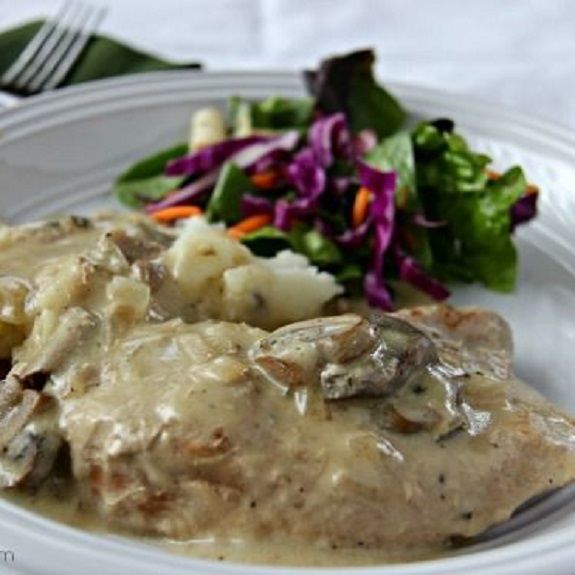 Slow Cooker Pork Chops With Mushroom Wine Sauce Artofit