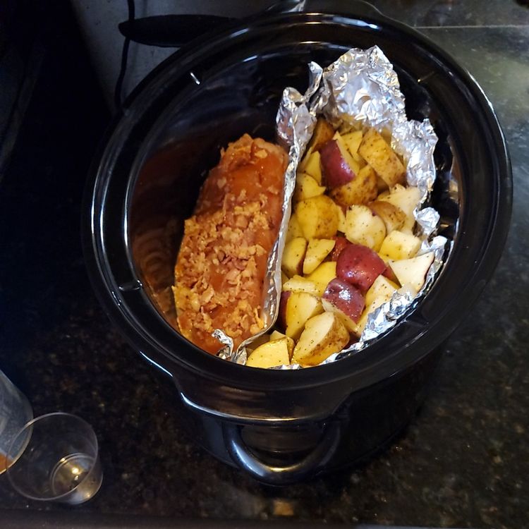 Slow Cooker Pork Tenderloin And Potatoes Suyummy Me Slow Cooker Pork Tenderloin Slow Cooker