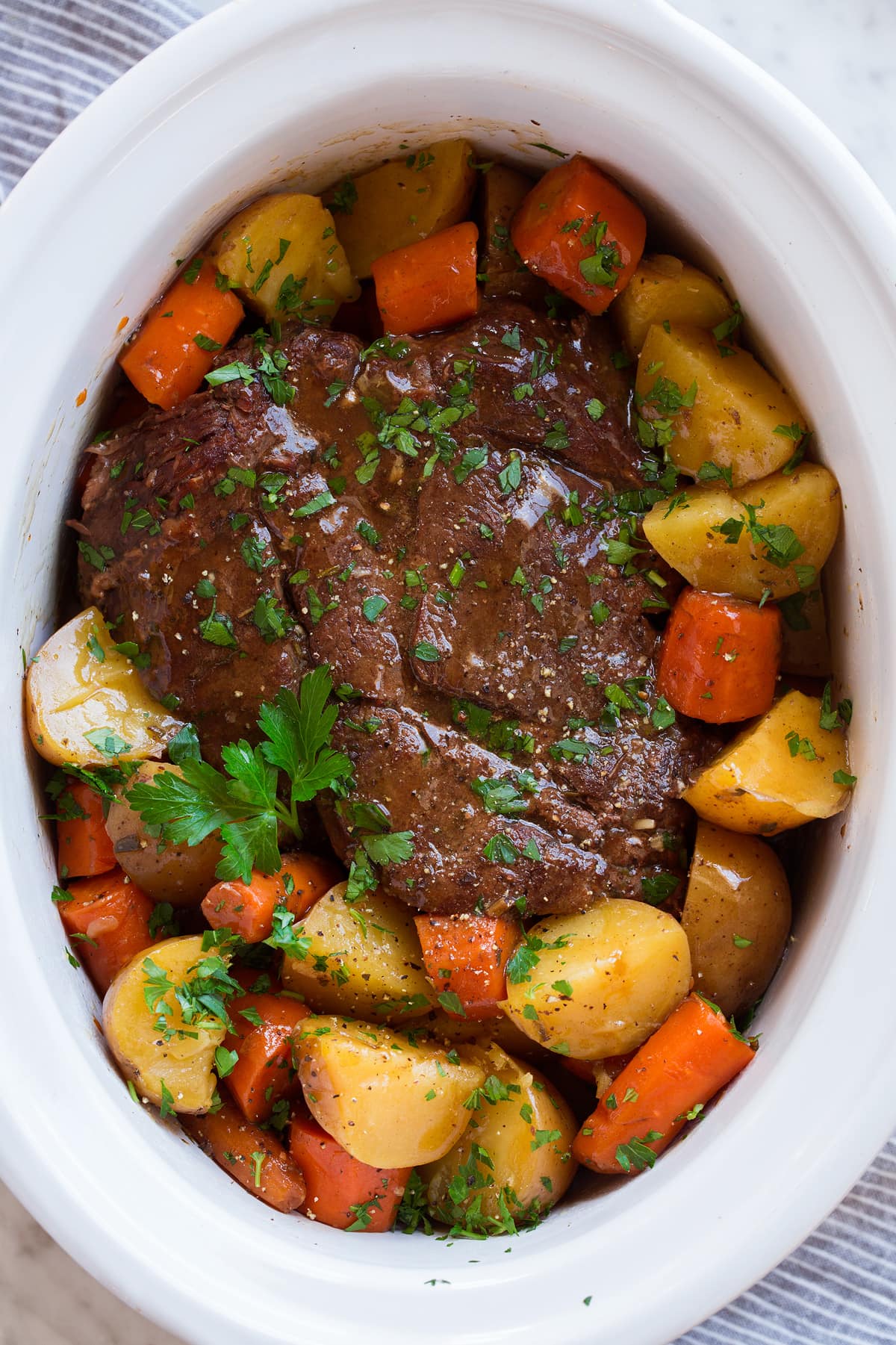 Slow Cooker Pot Roast Cooking Classy Food 24H