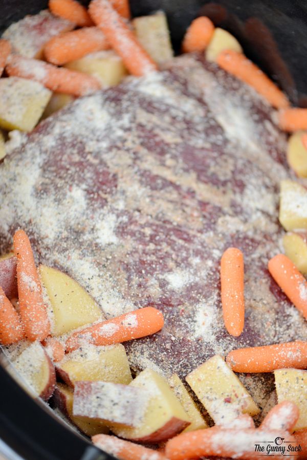 Slow Cooker Pot Roast With Video The Gunny Sack