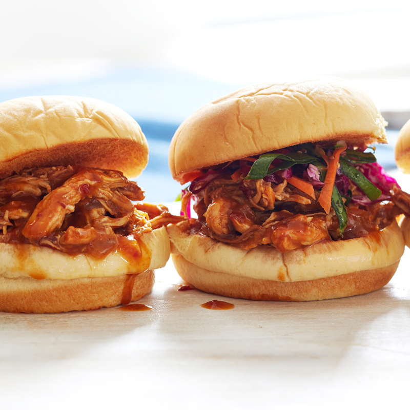 Slow Cooker Pulled Chicken Sliders Healthy Recipes Ww Canada