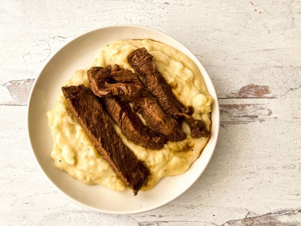 Slow Cooker Steak Bites Are Juicy Fall Apart Tender And Flavorful