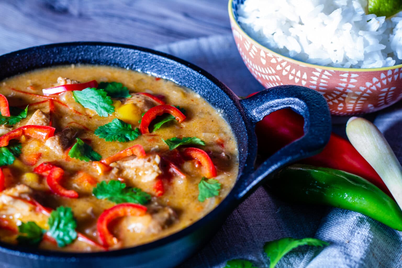 Slow Cooker Thai Red Curry A Glug Of Oil