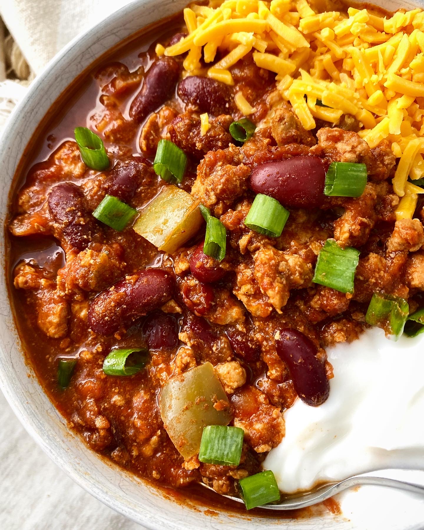 Slow Cooker Turkey Chili