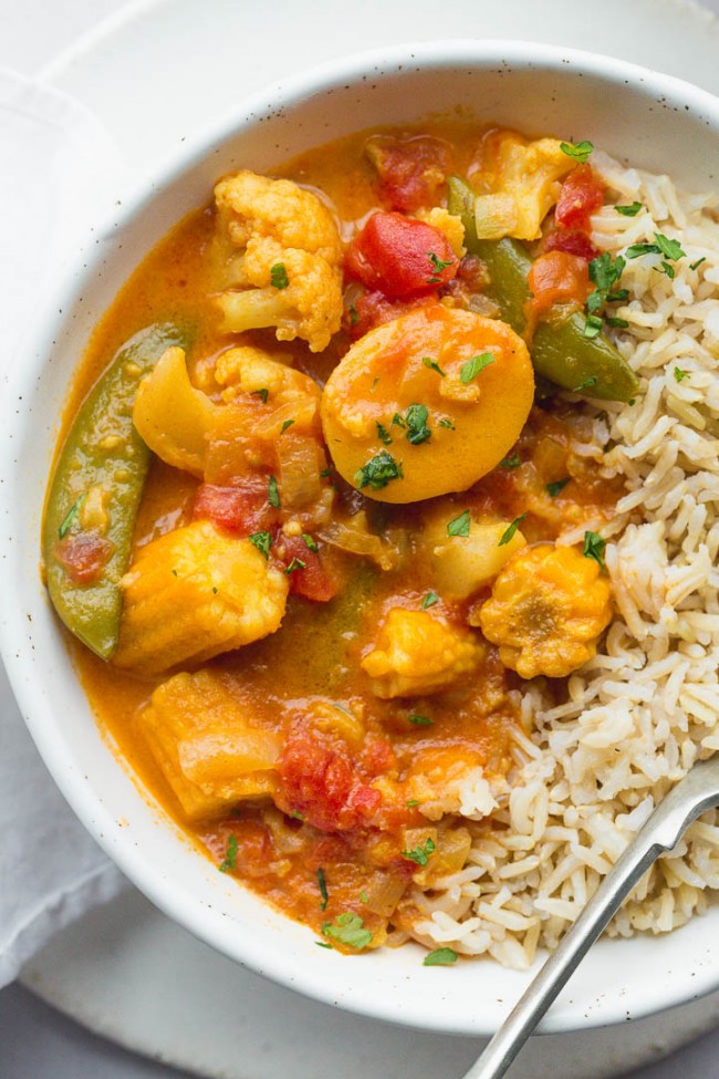 Slow Cooker Vegetable Curry